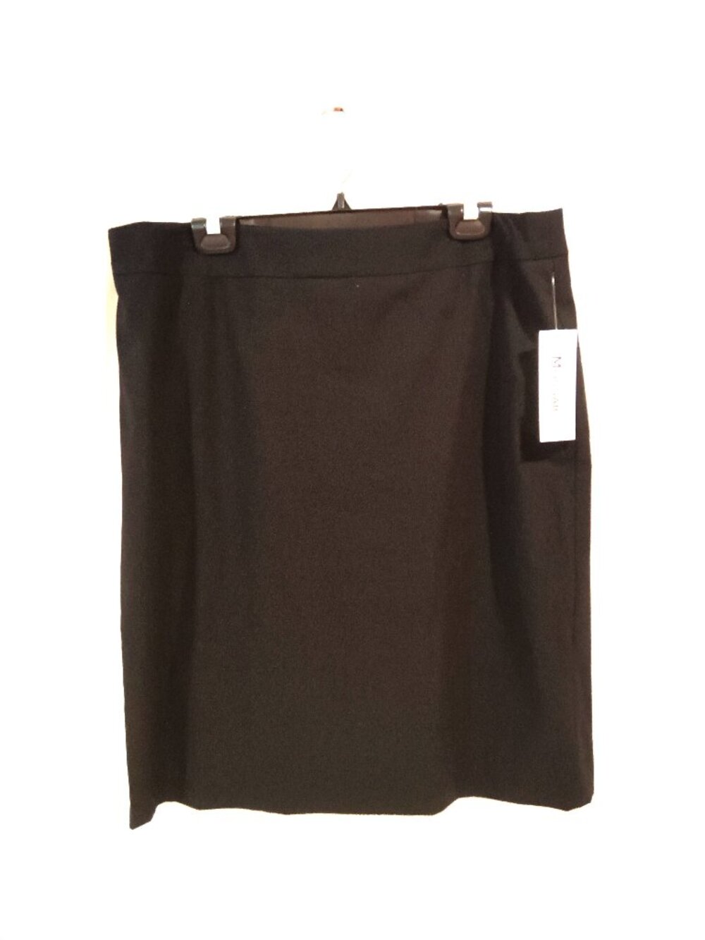Mossaic Skirt Black Color Straight Midi NWT